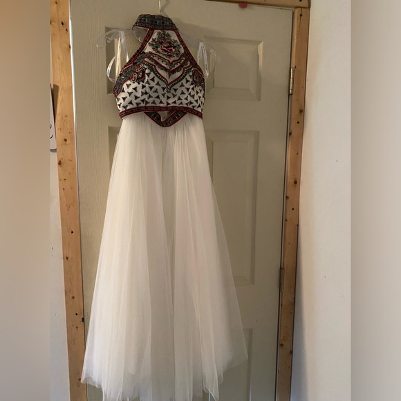 Sherri Hill two piece prom dress - Picture 3 of 6